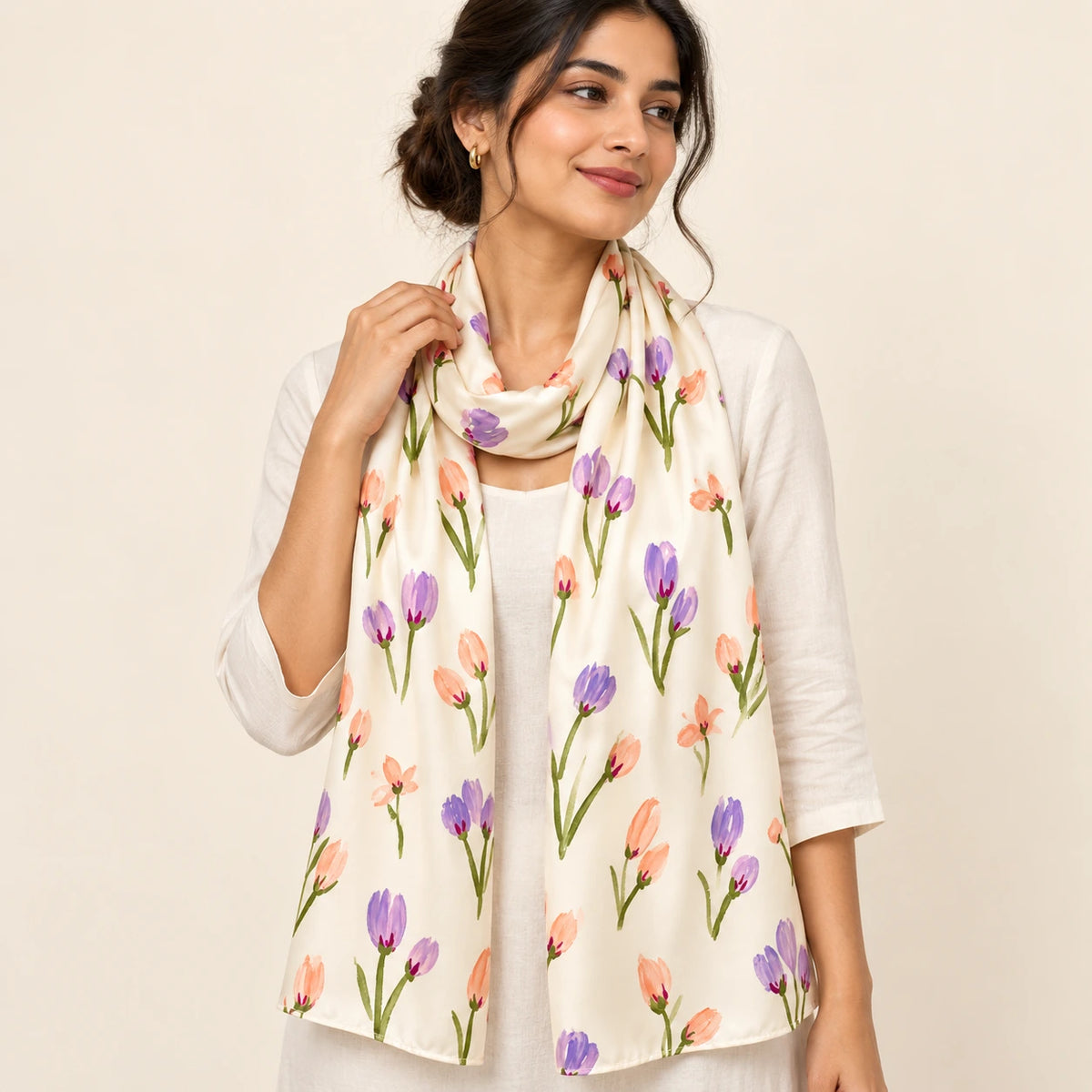 Tulip Daydream stole — hero view