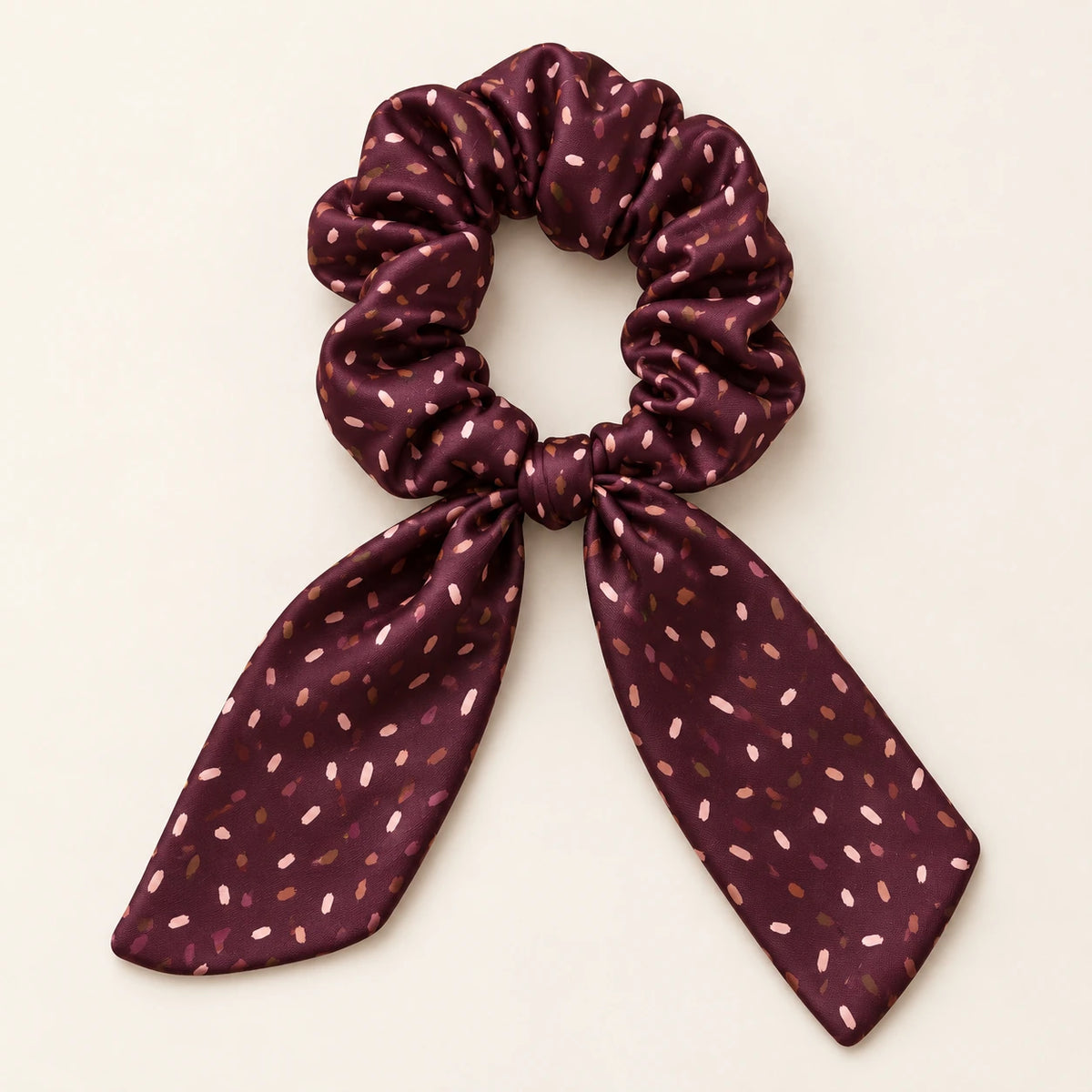 Twilight Flecks Bow-Tie Scrunchie — hero view