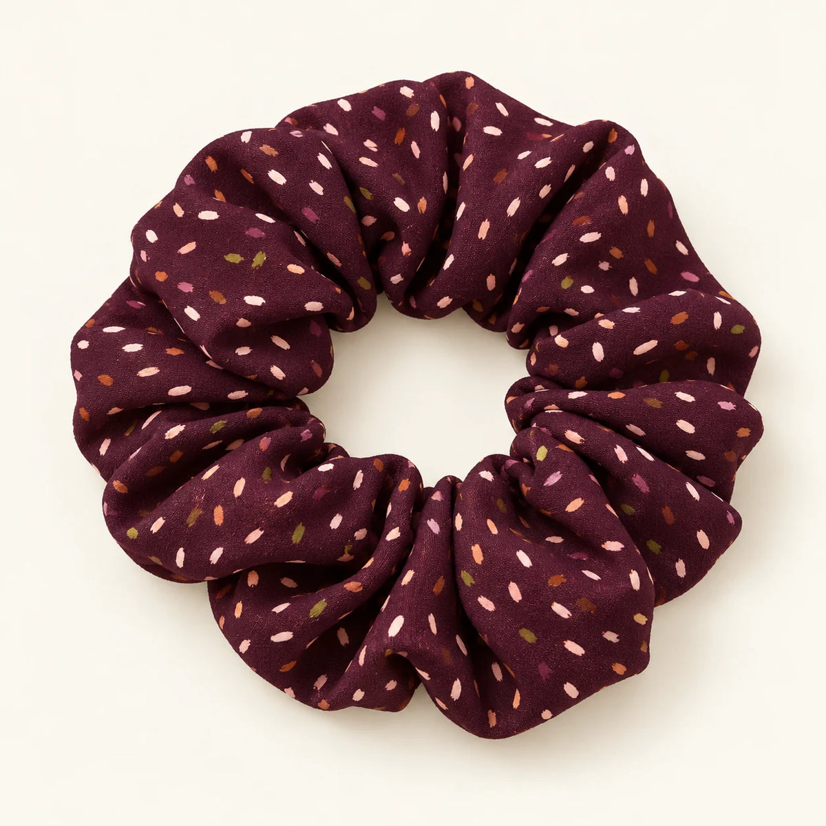 Twilight Flecks Scrunchie — detail view