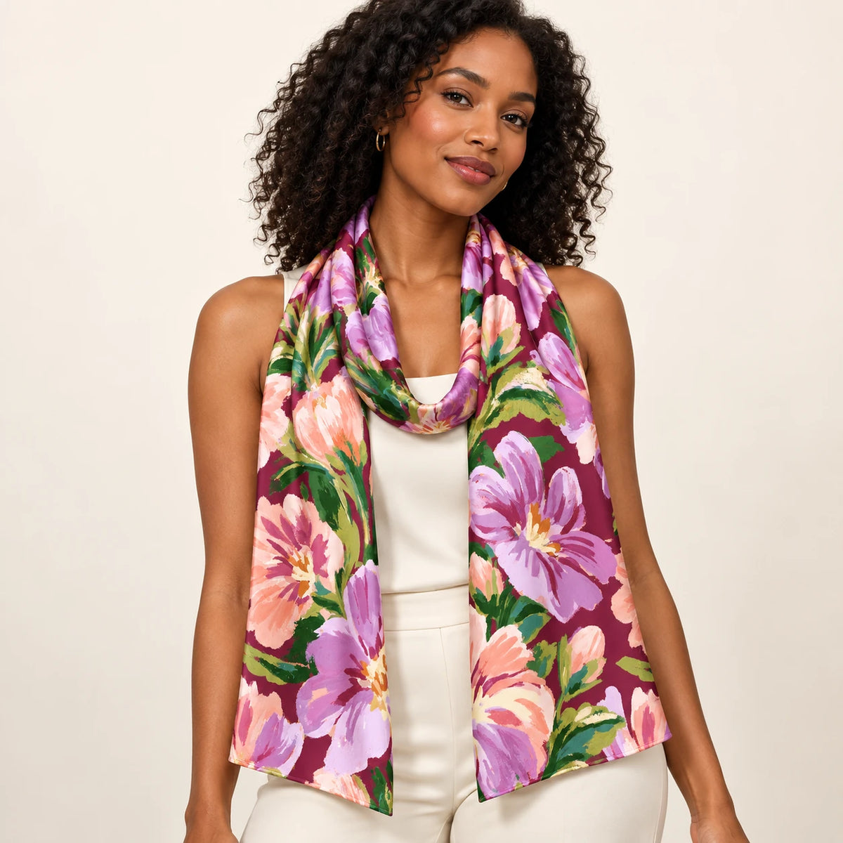 Velvet Botanica stole — hero view