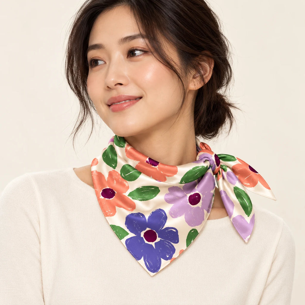 Wildflower Pop scarf — hero view