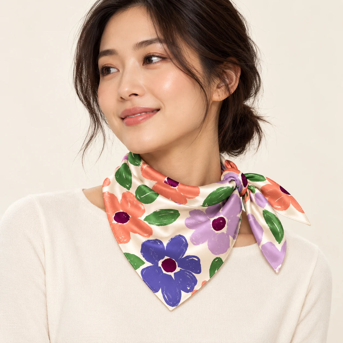 Wildflower Pop scarf — hero view