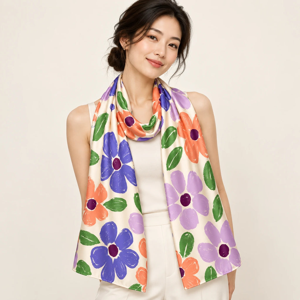 Wildflower Pop stole — hero view